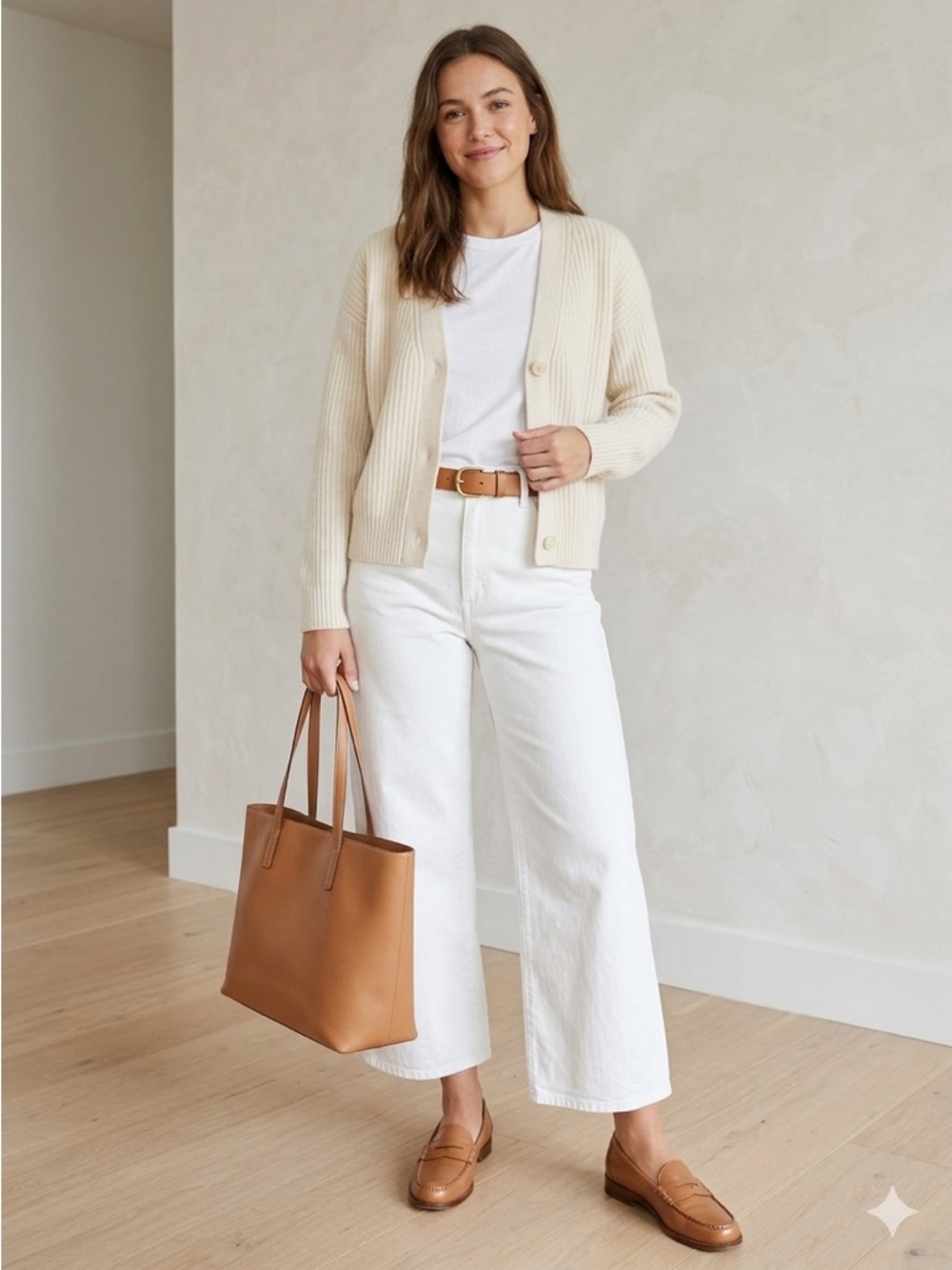 Universal Thread White Wide-Leg High-Rise Jeans